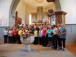 Abschiedsgottesdienst von Pfarrer Anselm Burr vom 5. Juli 2014 in der reformierten Kirche Kilchberg, Foto 4