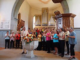 Abschiedsgottesdienst von Pfarrer Anselm Burr vom 5. Juli 2014 in der reformierten Kirche Kilchberg, Foto 8